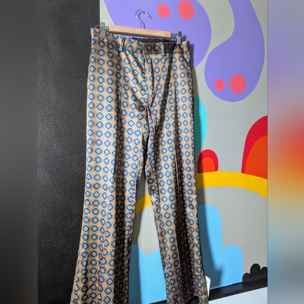ASOS Multicolor Geometric Men's Dress Pants